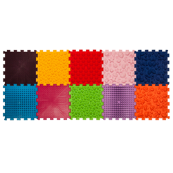 Ortek Masážní podložka Ortek Puzzle 10 prvků + 6 trojúhelníků