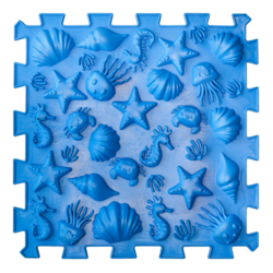 Ortek Masážní podložka Ortek Puzzle 10 prvků + 6 trojúhelníků