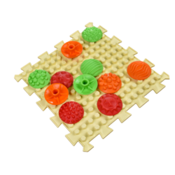 Masážní podložka Ortek Mix Puzzles, 8 dílků + vzory zdarma Ortek