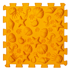 Ortek Masážní podložka Ortek Puzzle Mořké 6 prvků + 6 trojúhelníků