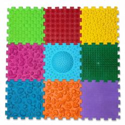 Masážní podložka Mix Puzzle 9 dílů AKTUALIZOVANÁ Ortek