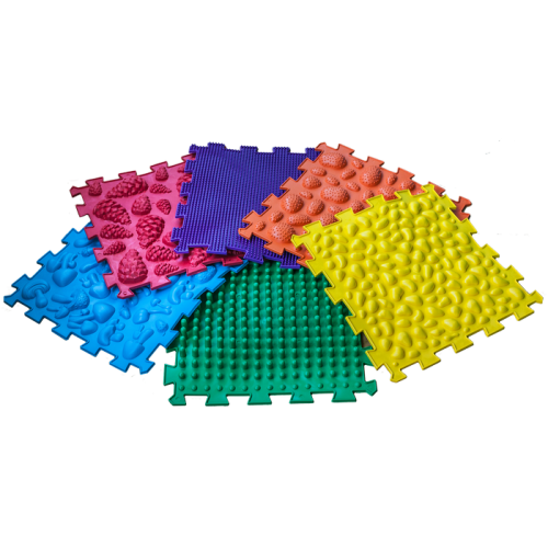 Masážní podložka Mix Puzzle 9 dílů AKTUALIZOVANÁ Ortek