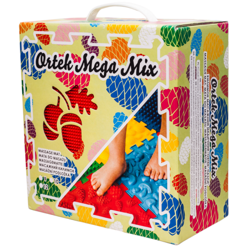 Masážní podložka Mix Puzzle 9 dílů AKTUALIZOVANÁ Ortek