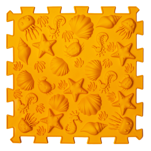 Ortek Masážní podložka Ortek Puzzle Mořské 8 prvků + 8 trojúhelníků