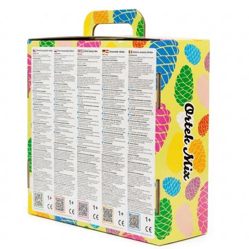 Masážní podložka Ortek Mix Puzzles, 8 dílků + vzory zdarma Ortek